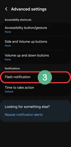 Flash notification 3